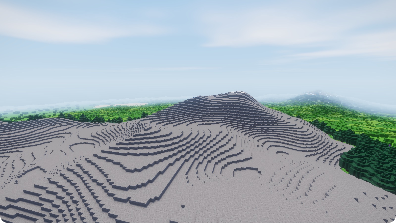 Nova Craft : vue sur les montagnes